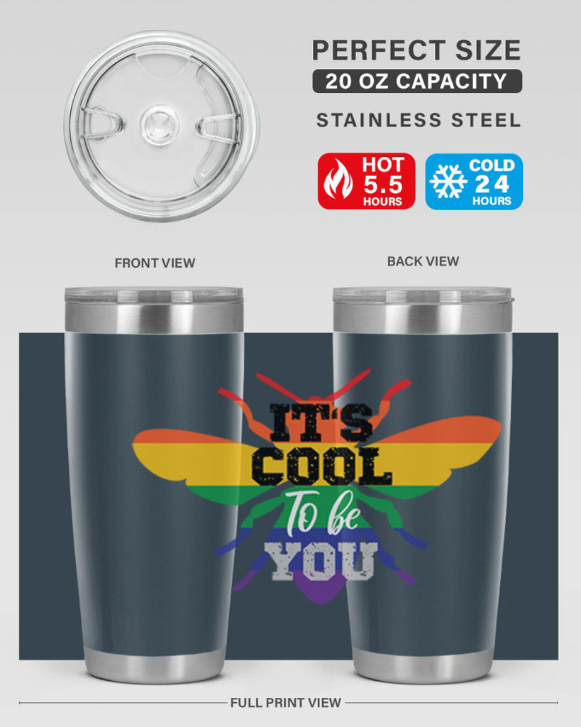 pride bee cool 70#- lgbt- Tumbler