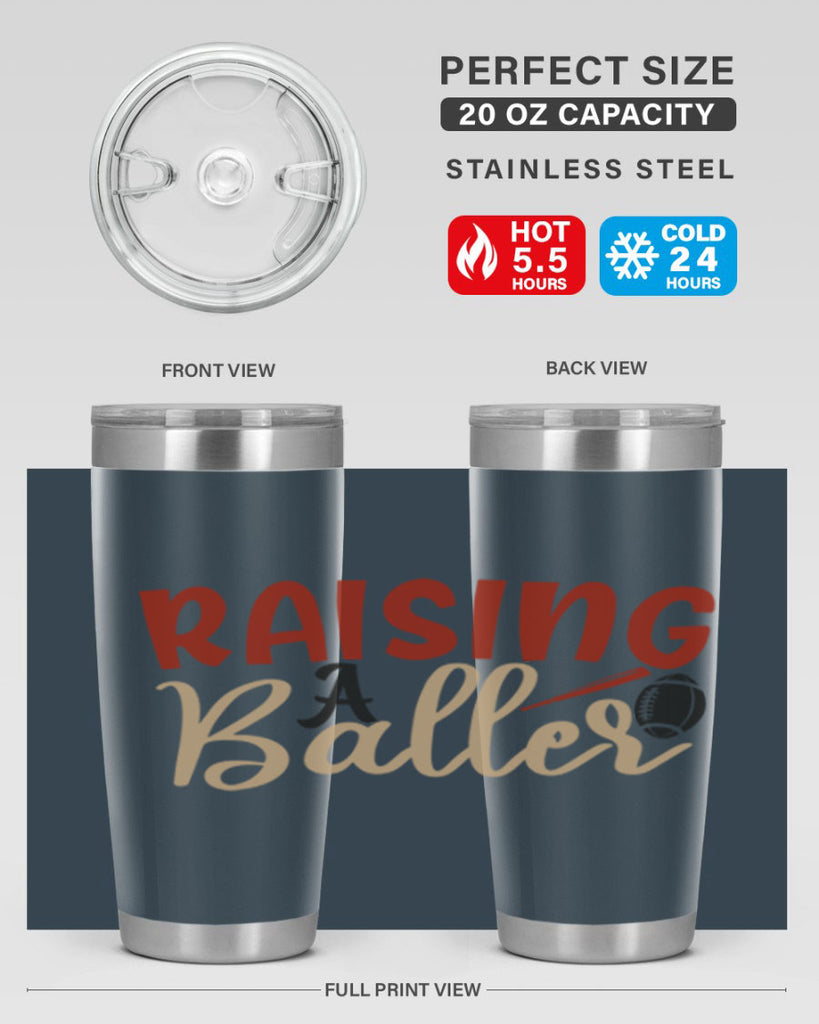 raising a baller 2278#- softball- Tumbler