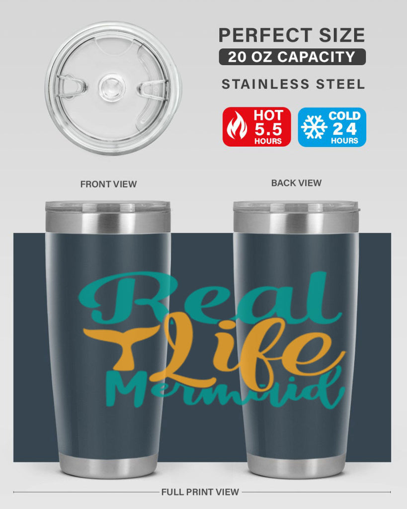 real life mermaid Style 80#- summer- Tumbler