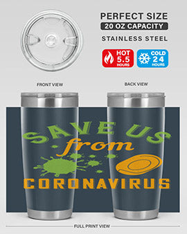 save us from coronavirus Style 24#- corona virus- Tumbler
