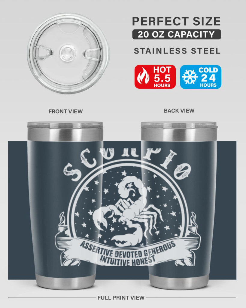 scorpio 30#- zodiac- Tumbler