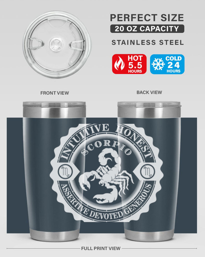 scorpio 32#- zodiac- Tumbler