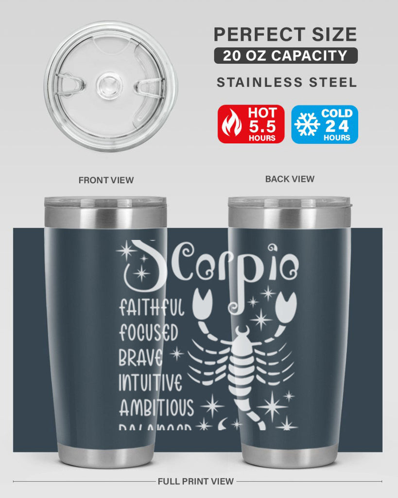 scorpio 435#- zodiac- Tumbler