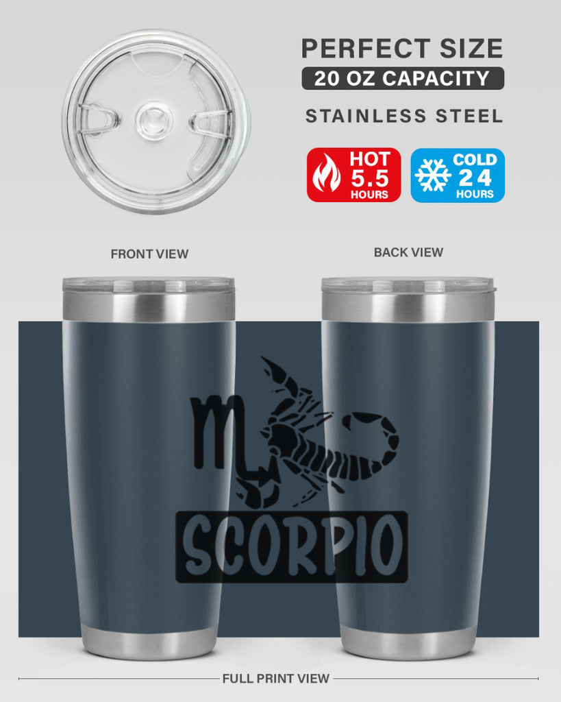scorpio 440#- zodiac- Tumbler