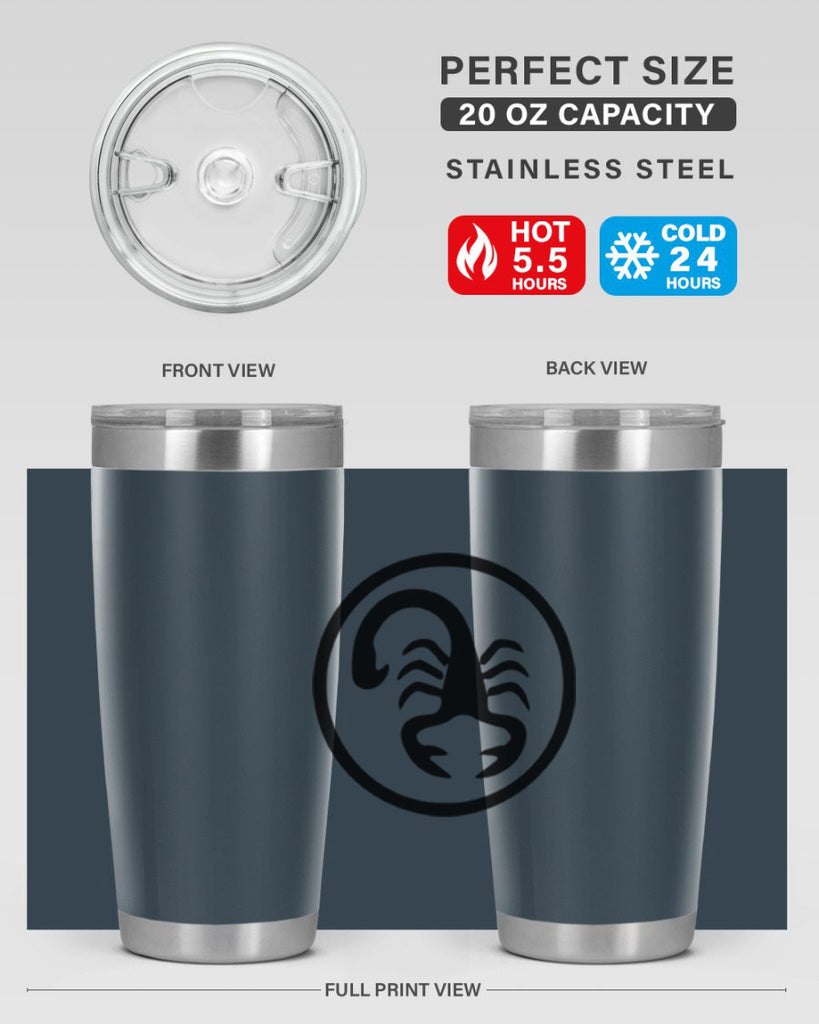scorpio 452#- zodiac- Tumbler