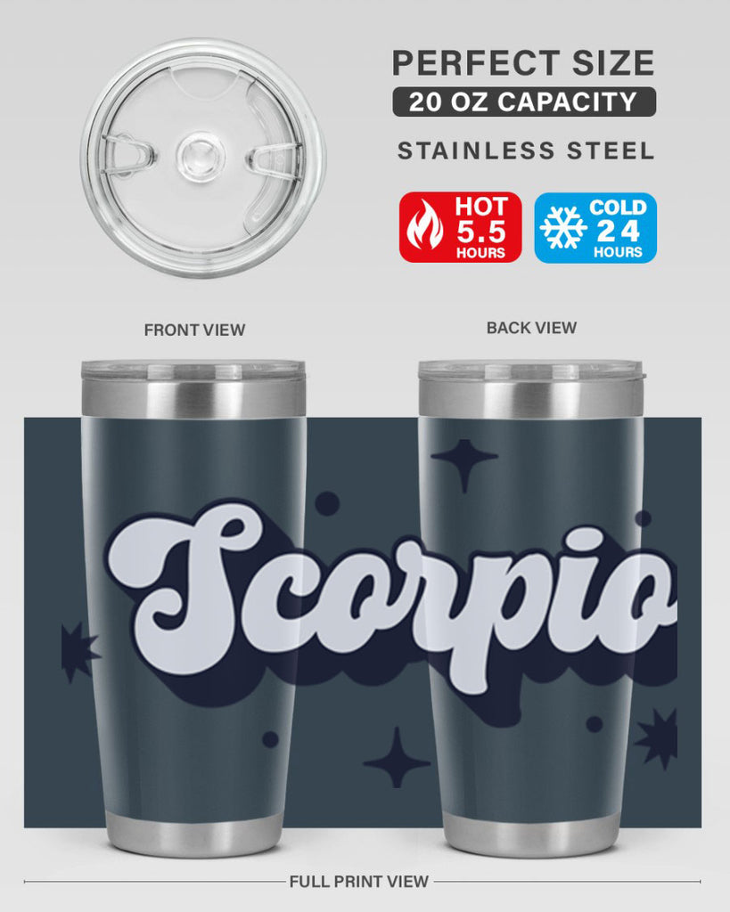scorpio 454#- zodiac- Tumbler