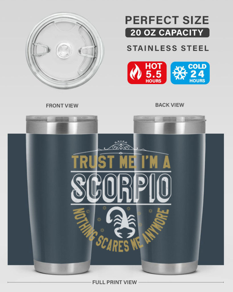 scorpio 458#- zodiac- Tumbler