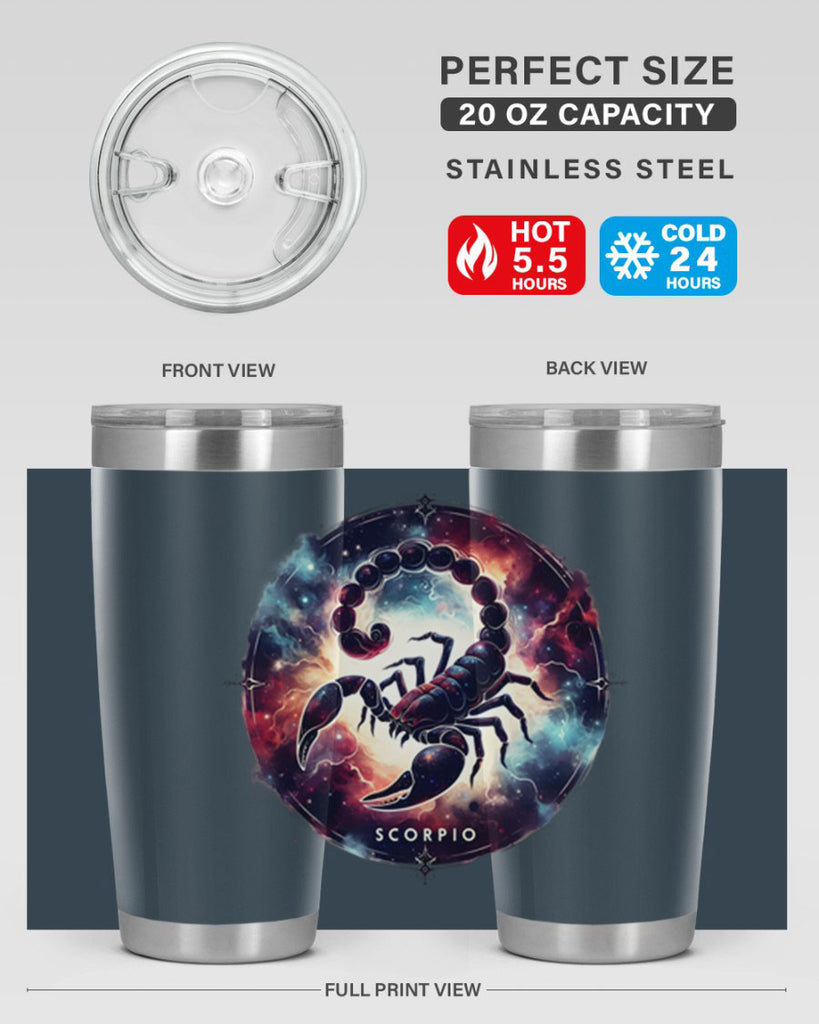 scorpio 460#- zodiac- Tumbler