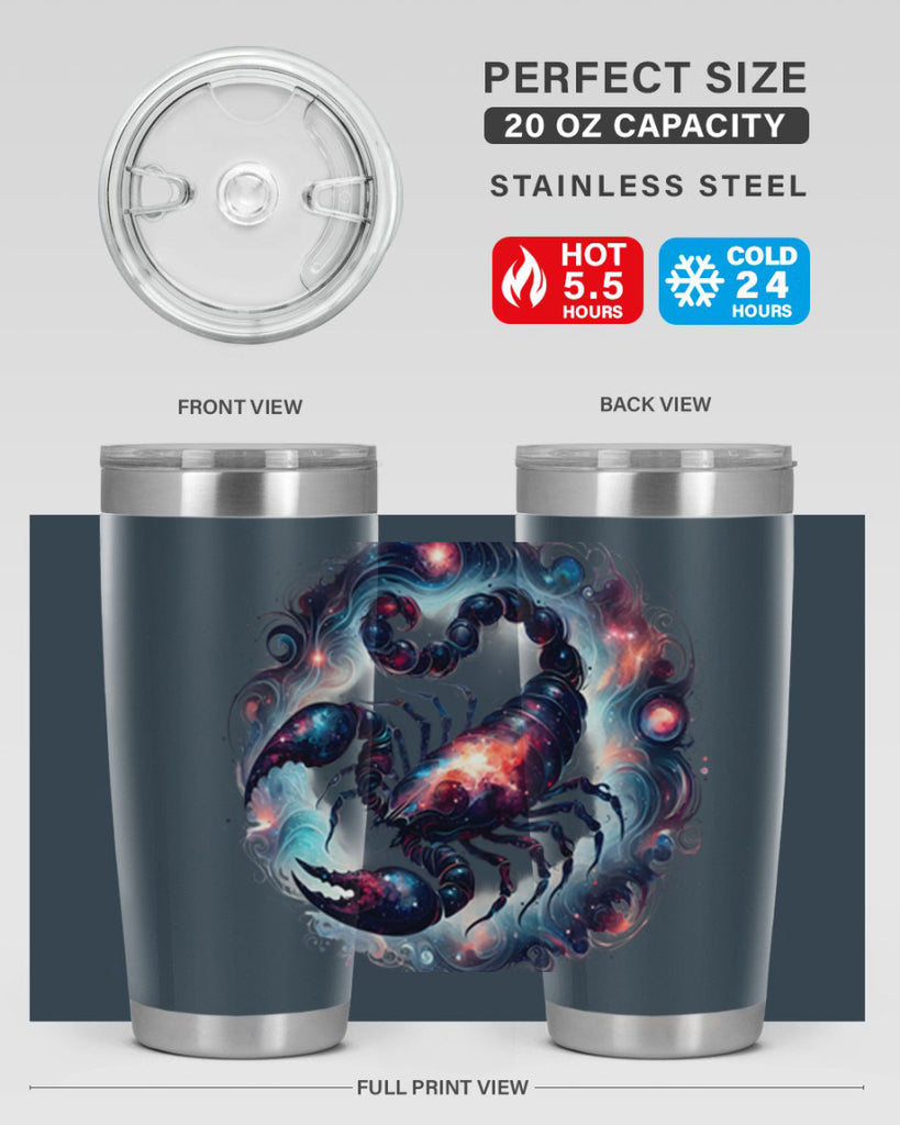 scorpio 462#- zodiac- Tumbler