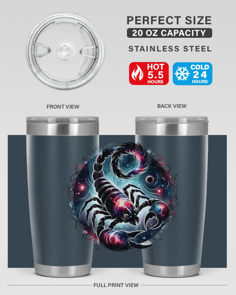 scorpio 463#- zodiac- Tumbler