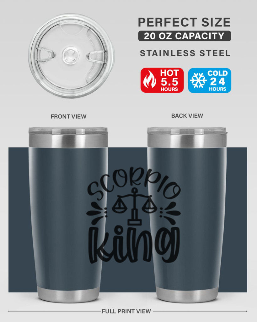 scorpio king 444#- zodiac- Tumbler