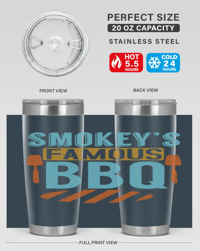 smokeys famous bbq 11#- bbq- Tumbler