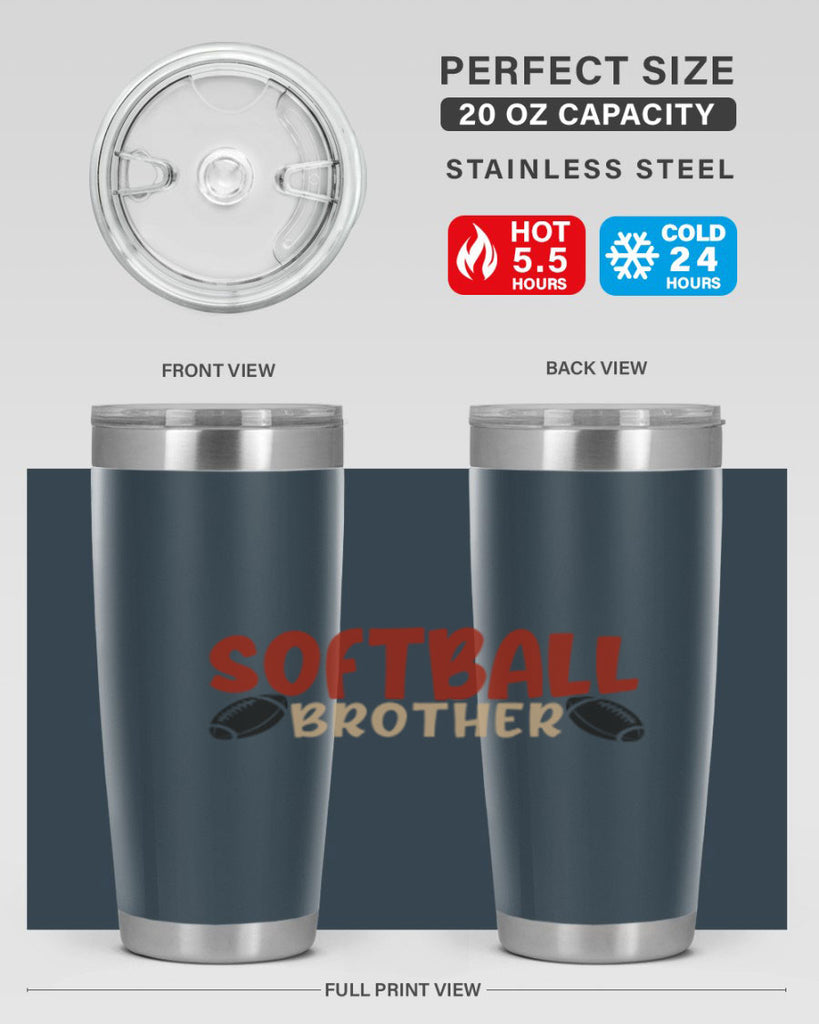 softball brother 2276#- softball- Tumbler