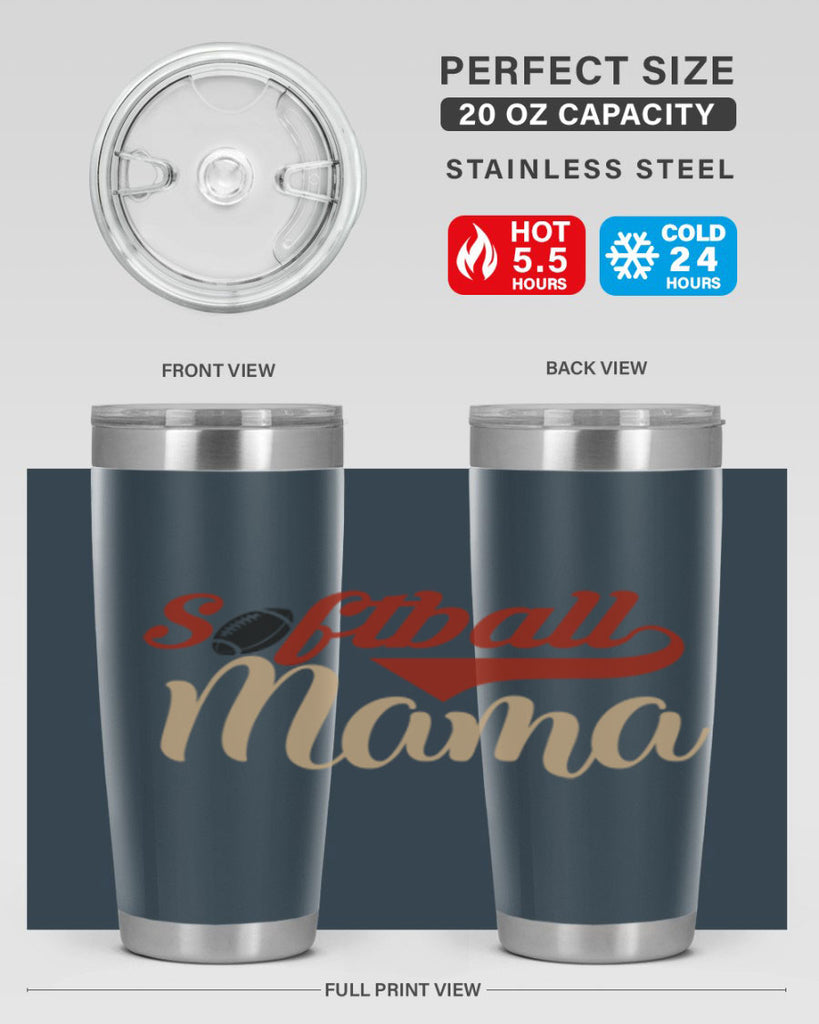 softball mama 2275#- softball- Tumbler