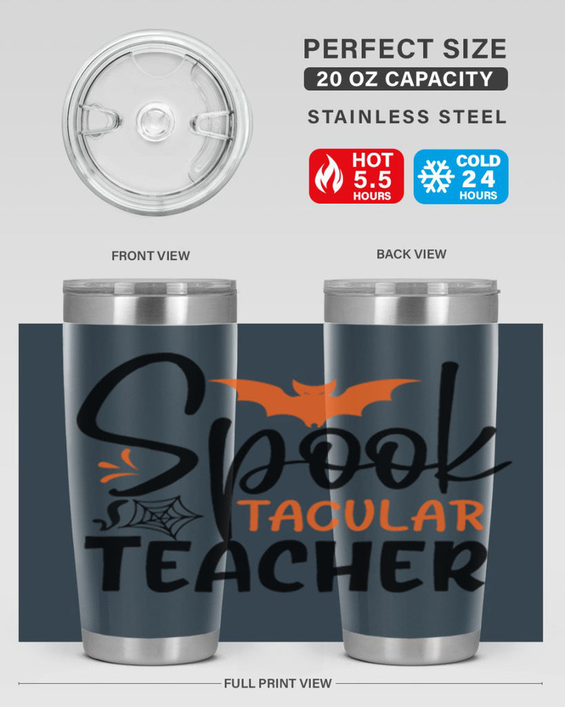 spooktacular teacher 106#- halloween- Tumbler