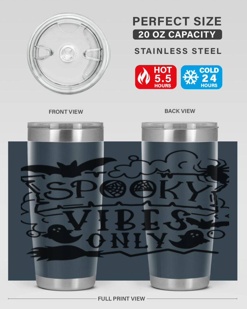 spooky vibes only 21#- halloween- Tumbler