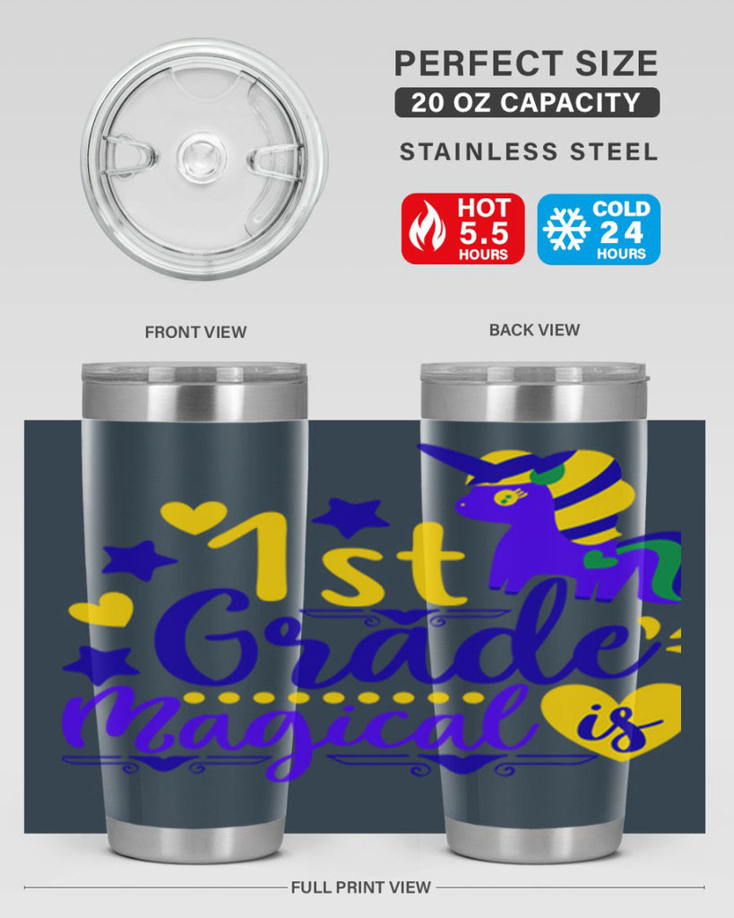 st grade magical 63#- mardi gras- Tumbler