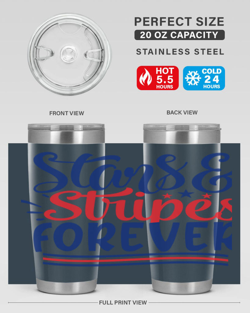 stars stripes forever Style 74#- Fourt Of July- Tumbler
