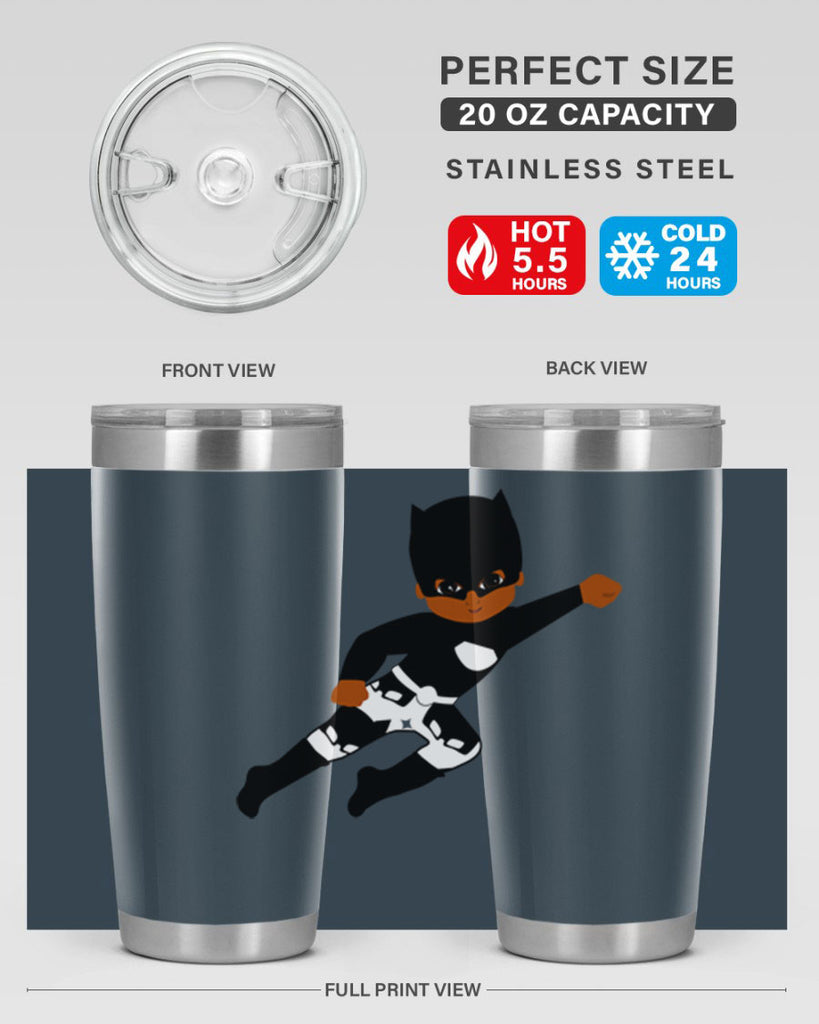 super kid 13#- black men - boys- tumbler