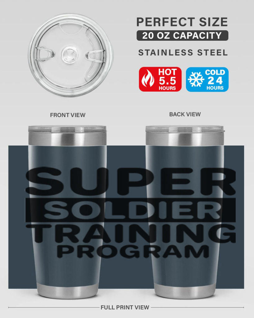 super soldier training program 397#- winter- Tumbler