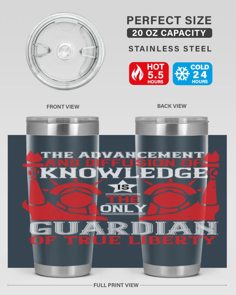 the advencement and diffusion of knowledge Style 190#- Fourt Of July- Tumbler