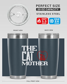 the cat mother Style 117#- cat- Tumbler