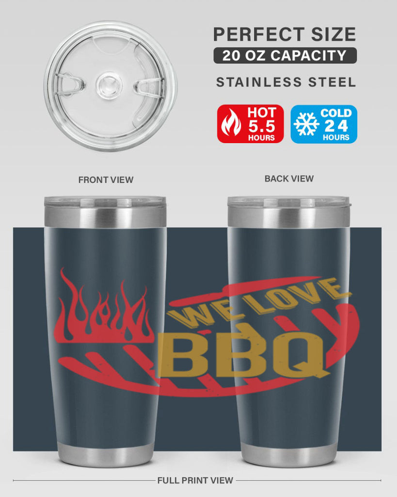 we love bbq 7#- bbq- Tumbler