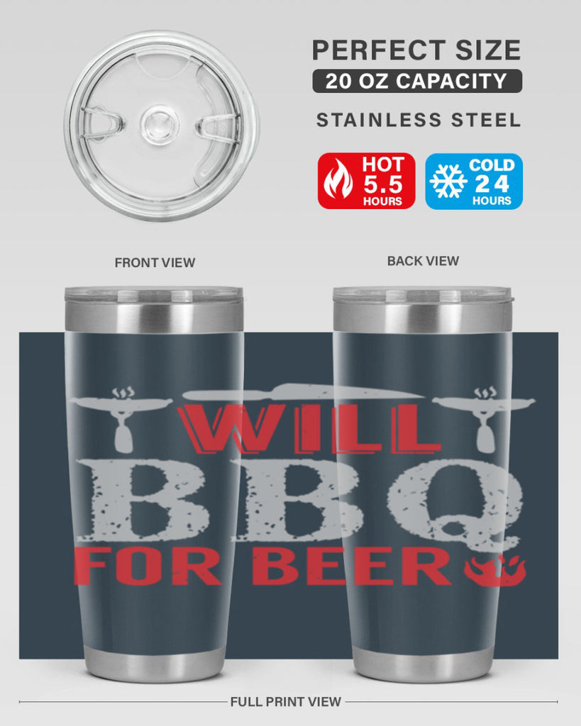will bbq for beer 5#- bbq- Tumbler