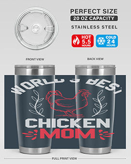 world’s best chicken mom Style 1#- chicken- Tumbler