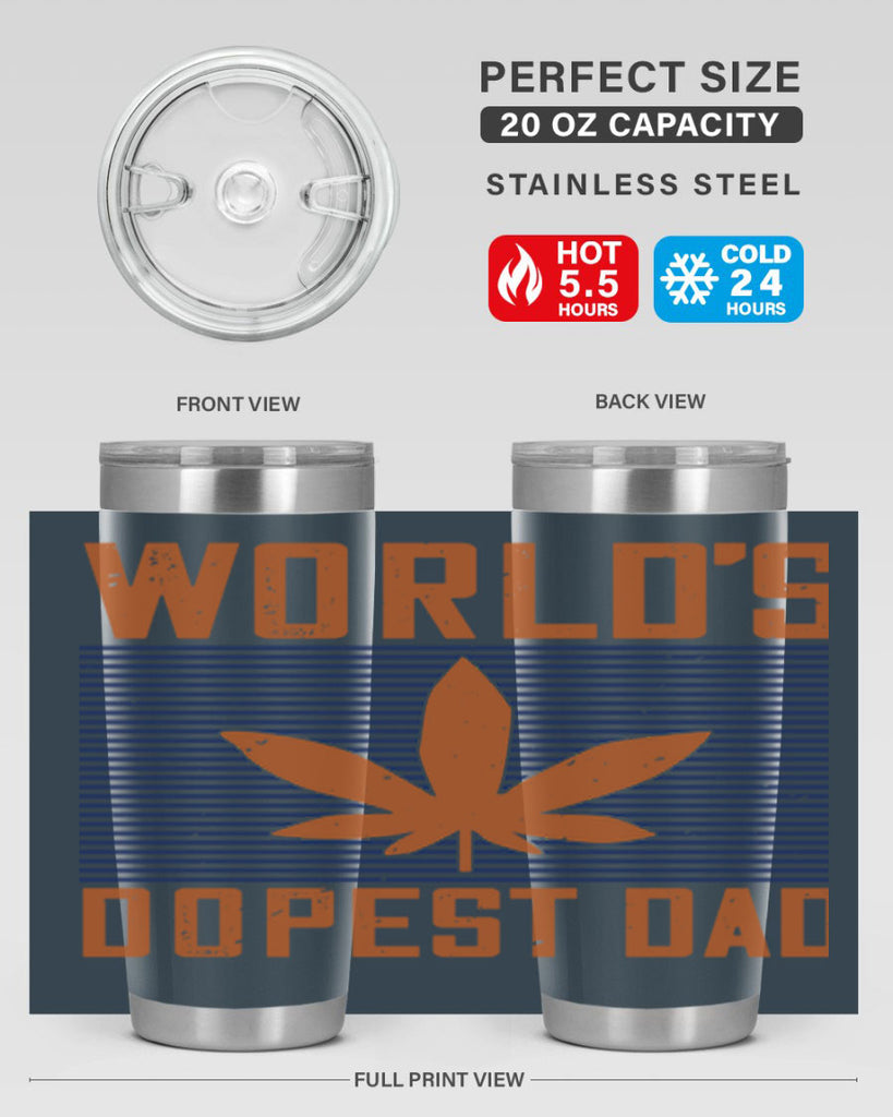 worlds dopest dad 148#- fathers day- Tumbler