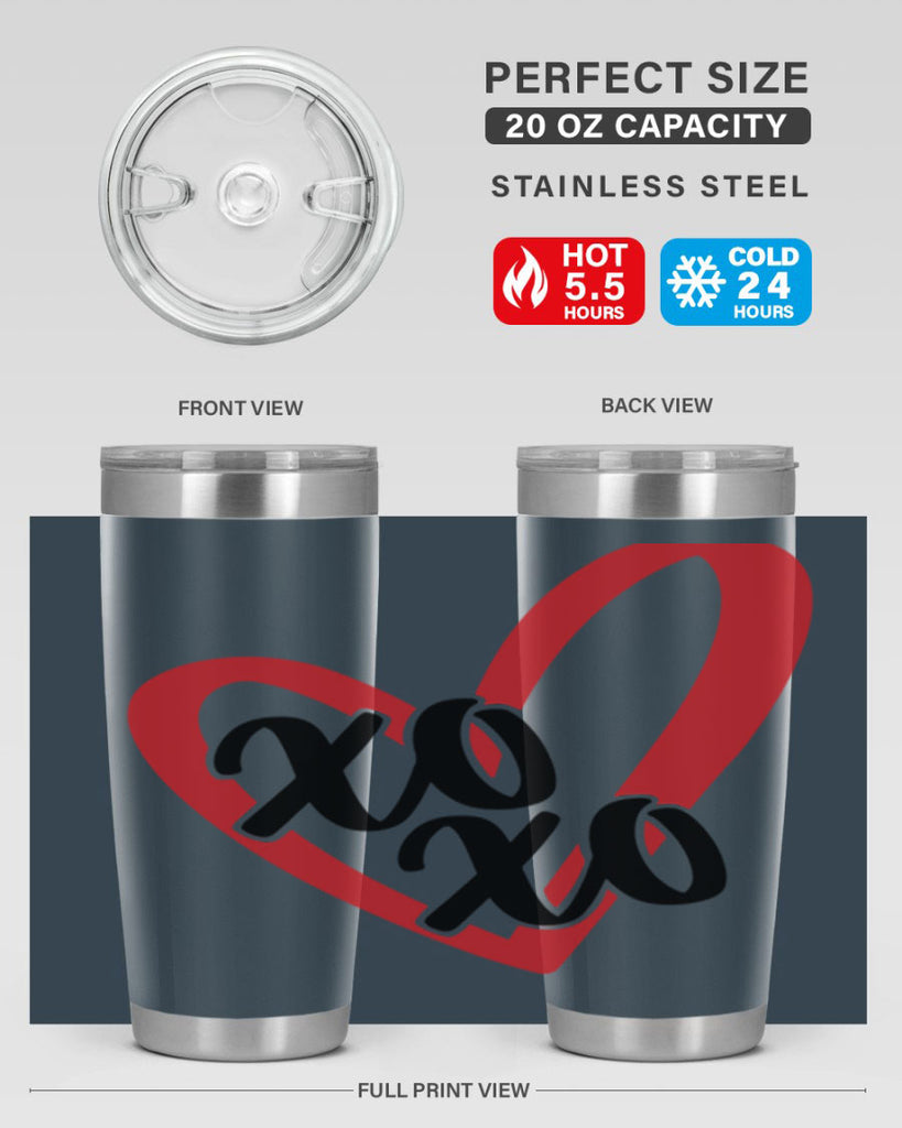 xoxo 11#- valentines day- Tumbler