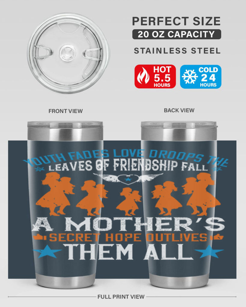 youth fades love droops 9#- mothers day- Tumbler