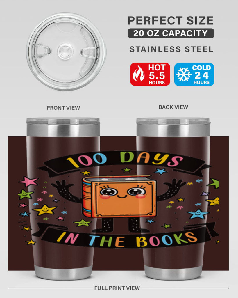 100 Days in the Books 30#- 100 days of school- Tumbler