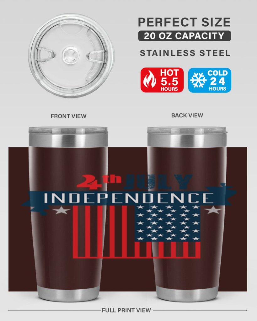 4th July Independent Style 65#- Fourt Of July- Tumbler