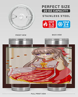 A beautiful and happy girl with kimono 104#- anime- Tumbler