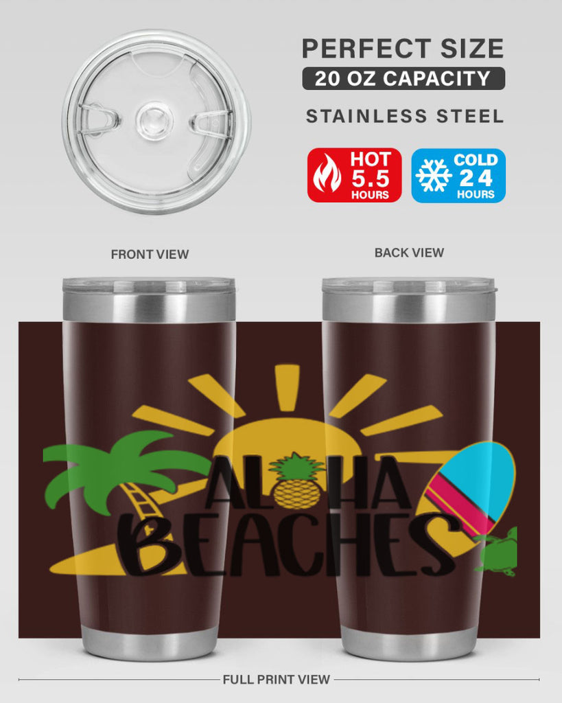 Aloha Beaches Style 55#- summer- Tumbler