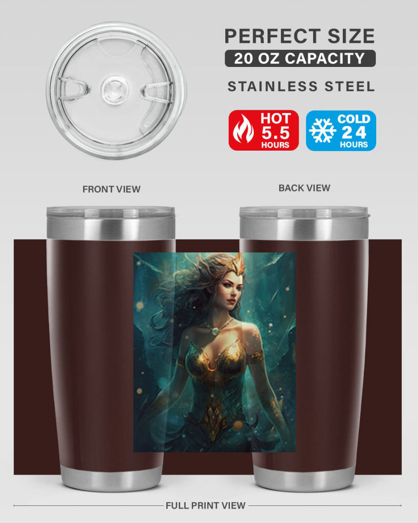 Aquarius 52#- zodiac- Tumbler