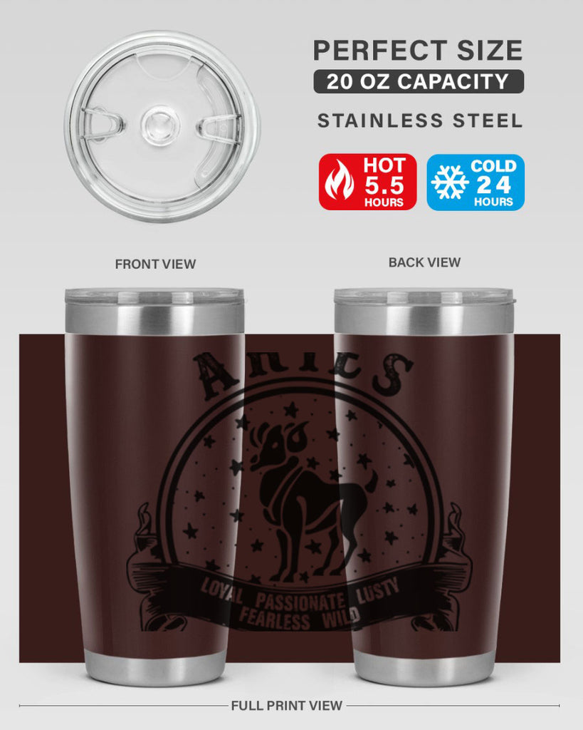 Aries 1#- zodiac- Tumbler
