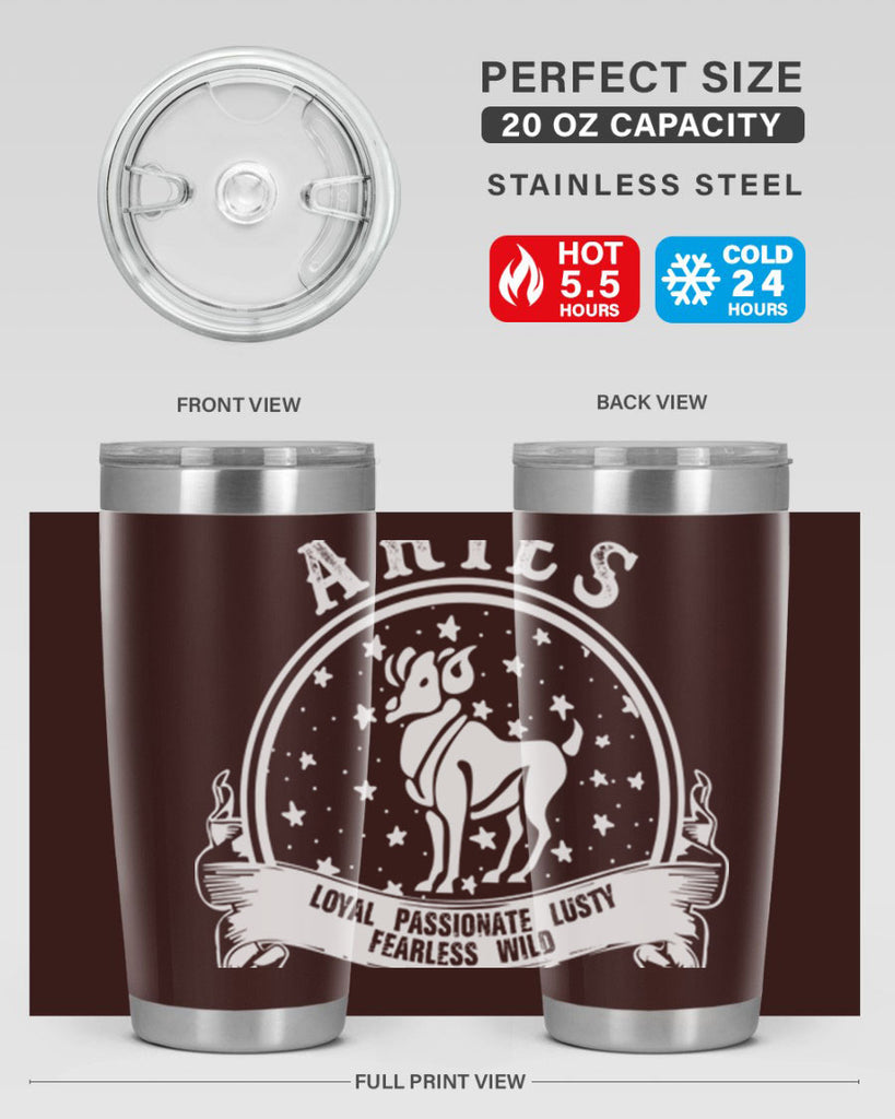 Aries 2#- zodiac- Tumbler