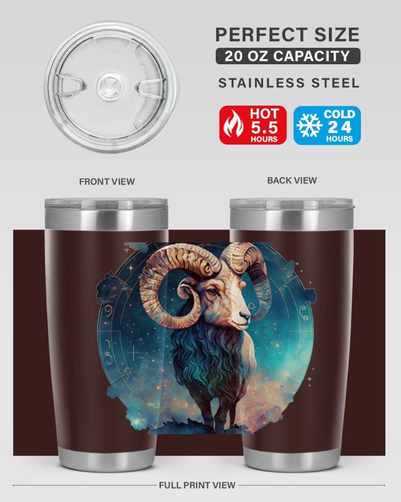 Aries 92#- zodiac- Tumbler