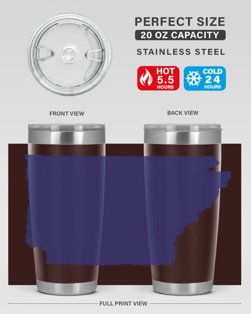 Arkansas 47#- stateflags- Tumbler