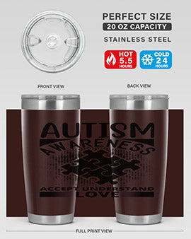 Autism awareness Style 43#- autism- Tumbler