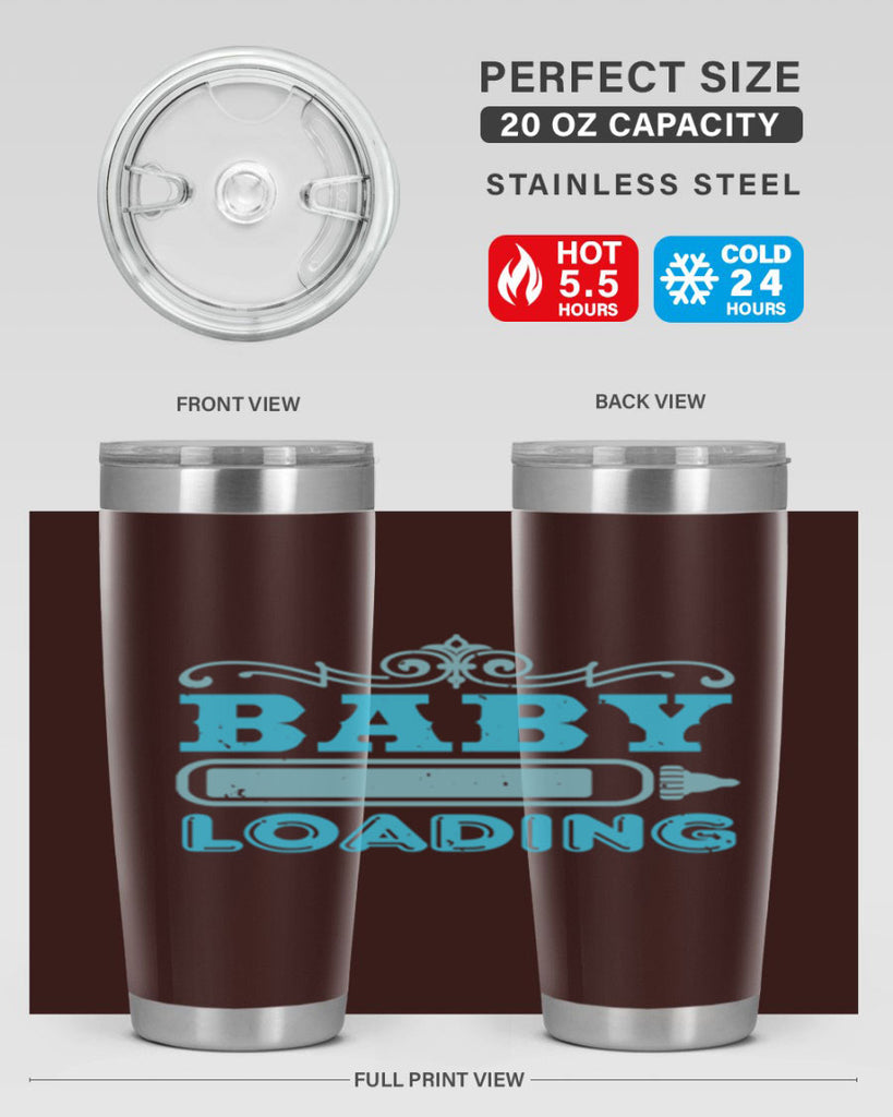 Baby Loading Style 49#- baby shower- tumbler