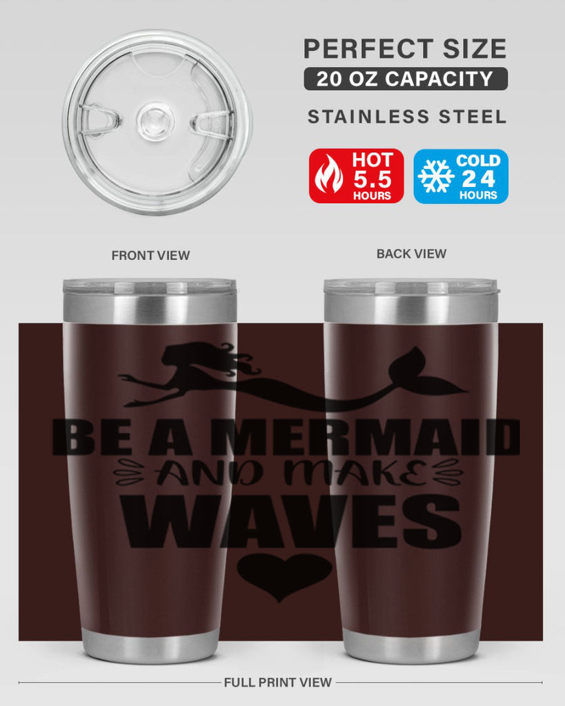 Be a Mermaid and make 53#- mermaid- Tumbler