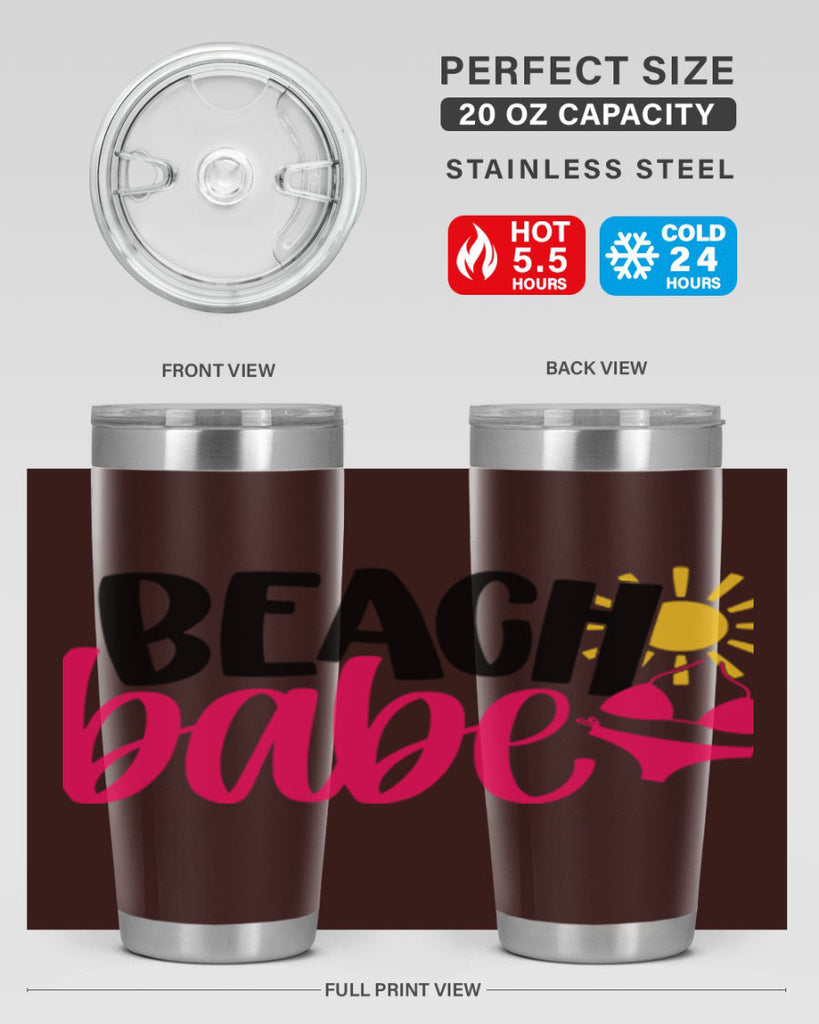 Beach Babe Style 52#- summer- Tumbler