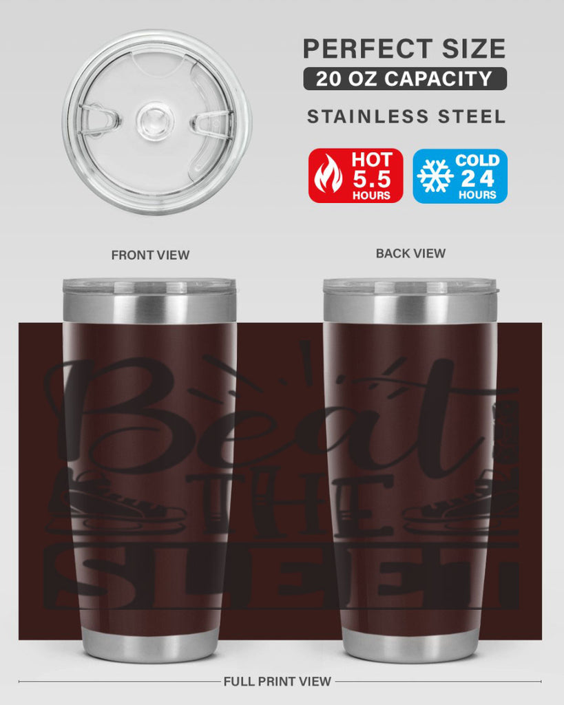 Beat the sleet 24#- winter- Tumbler