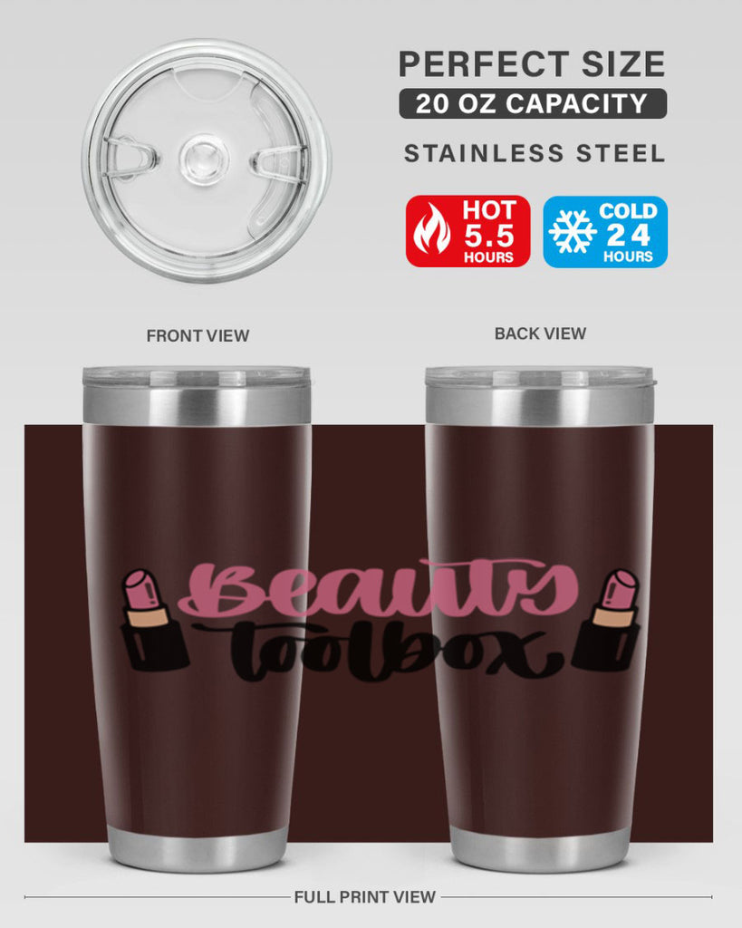 Beauty Toolbox Style 134#- make up- Tumbler