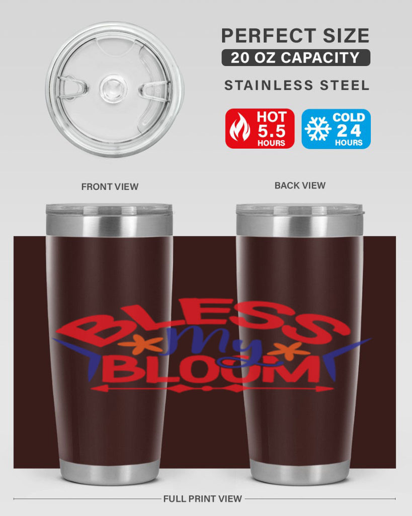 Bless My Bloom 38#- spring- Tumbler