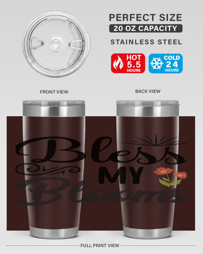 Bless My Blooms  66#- spring- Tumbler