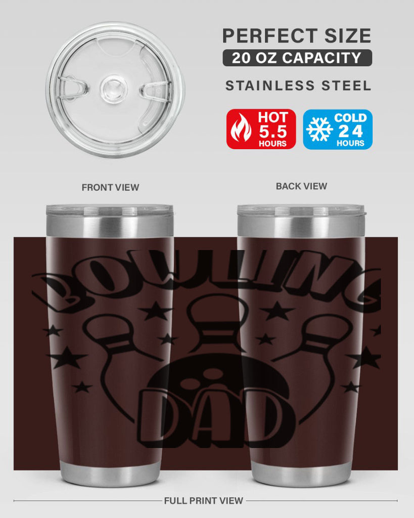 Bowling dad 1406#- bowlig- Tumbler